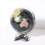 Black Art Deco Aviation Globe on Sculptural Airplane Base in Chrome For Sale - Image 8 of 14
