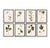 English Antique Botanical Set in Oxblood - Set of 8 11" X 14" For Sale - Image 3 of 12
