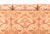 Pink and White Linen Upholstered Three-Seat Sofa For Sale - Image 9 of 9