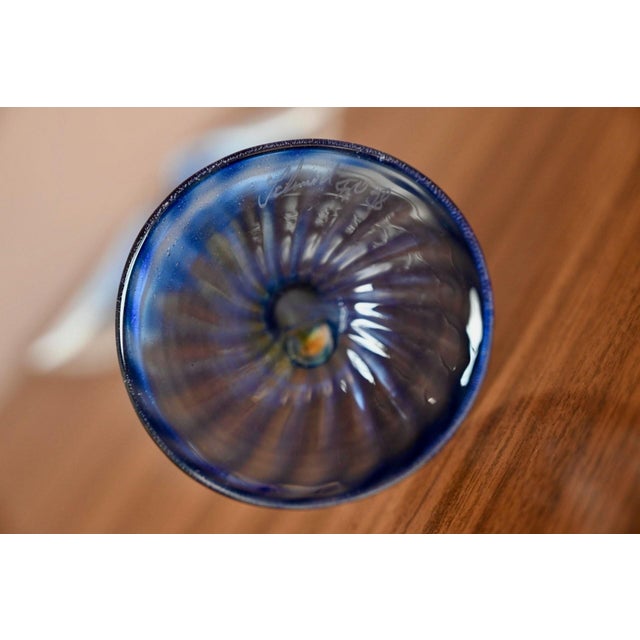 Decorative Blown Glass Flower by Per Linnemann-Schmidt, 1980s For Sale - Image 10 of 11