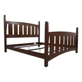 Stickley Mission Oak Harvey Ellis King Size Bed For Sale