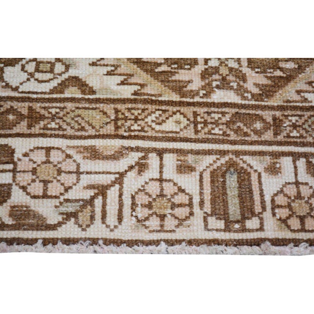 1950s Vintage Turkish Hand Knotted Wool Rug, 3'4''x10'7'' For Sale - Image 5 of 5