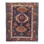 Traditional Antique Persian Square Navy Blue Heriz Rug - 3'4" x 4' For Sale