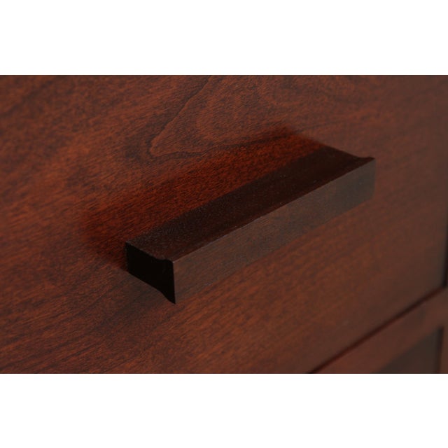 Stickley Metropolitan 8 Drawer Cherry Double Dresser For Sale - Image 10 of 16