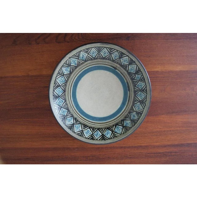 1960s Ceramic Wall Plate from Eva Kumpmann, 1960s For Sale - Image 5 of 5