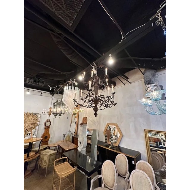 Traditional Italian Chandelier For Sale - Image 3 of 9