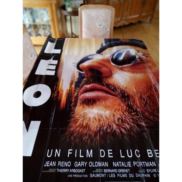 Luc Besson original movie poster for movie created in 1994 and considered one of best 100 films of all time. Besson lived...