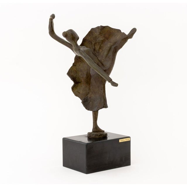 Contemporary Tanya Poust Flamenco Dancer Patinated Bronze For Sale - Image 3 of 8