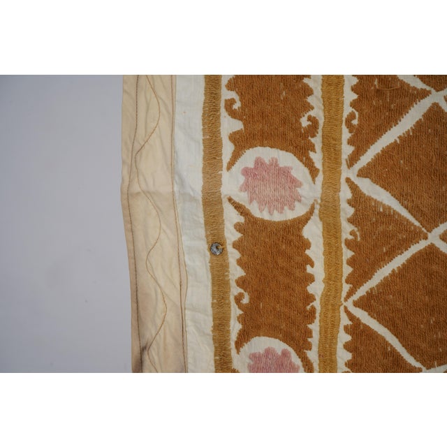 Uzbek Suzani Textile - Wall Decor For Sale - Image 10 of 14