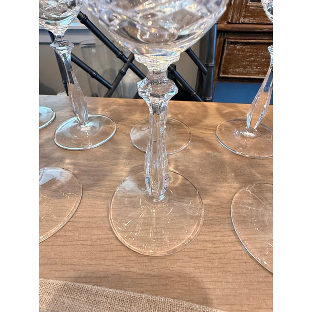 Crystal Wine Glasses Hampton Hall by Noritake Set of 10 For Sale - Image 11 of 14
