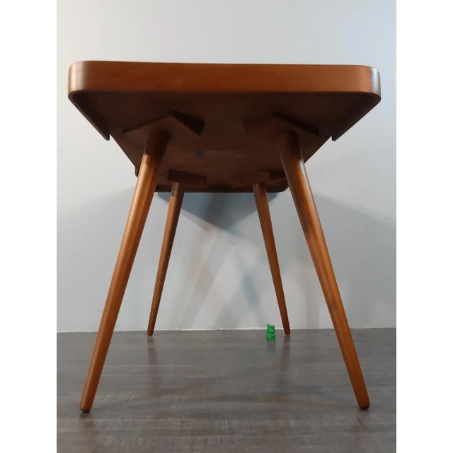 Beech Coffee Table from Interier Praha, 1960s For Sale - Image 12 of 18