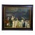 Late 20th Century Trevor James Polo Crowds Equestrian Oil Painting After George Wesley Bellows 37" For Sale