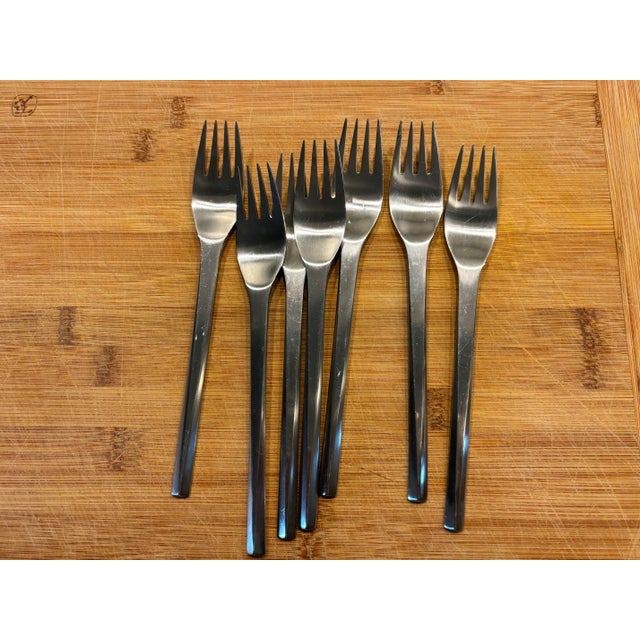 1960s Georg Jensen Prism Flatware - 42 Pieces For Sale In Philadelphia - Image 6 of 9