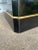 Postmodern 1980s Postmodern Side Tables With Mirror Top & Black Laquered Pedestal Base For Sale - Image 3 of 12