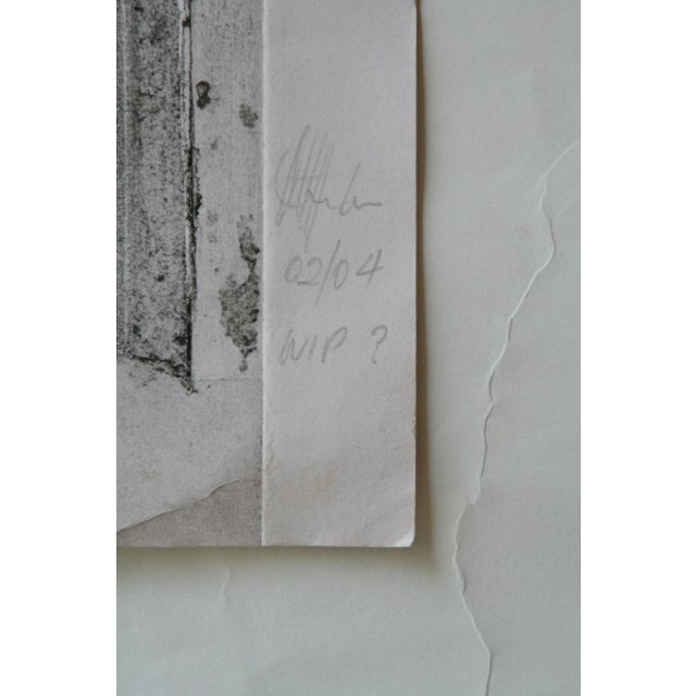 Abstract Graphic English Etching Chairish