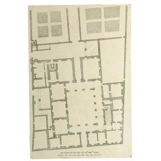 Giovanni Giacomo De Rossi, Antique Italian Engraving - Cardinal Spada Palace For Sale