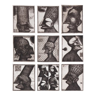 Alexander Brodsky and Ilya Utkin, Unknown Person From Brodsky and Utkin: Projects 1981 - 1990, Etching For Sale