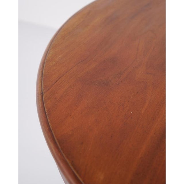 Late Empire Pedestal Table in Mahogany with Carved Details, 1840s For Sale - Image 3 of 14
