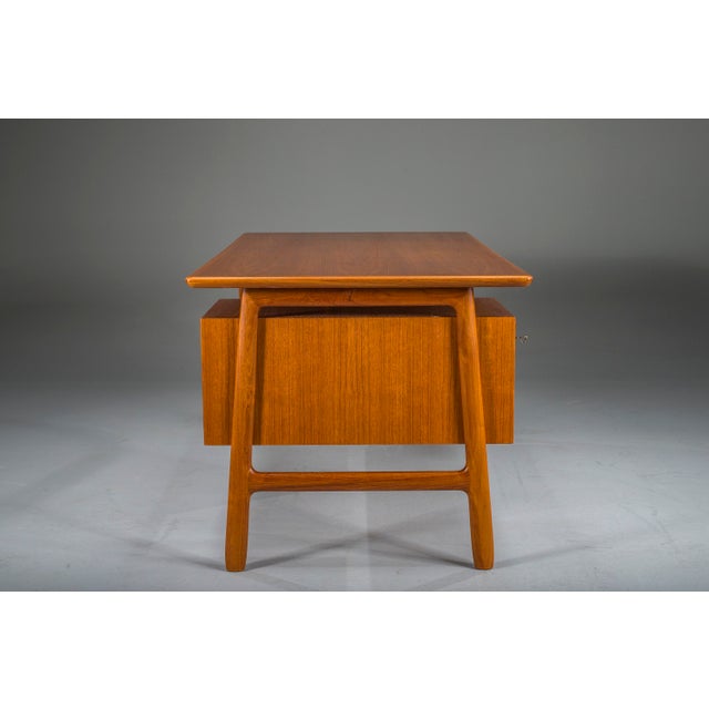 Teak Model 75 Desk from Omann Jun Møbelfabrik, 1960s For Sale - Image 11 of 18