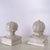 Stone Carved Agra Style Marble Bookends or Paper Weight, Set of 2 For Sale - Image 7 of 8