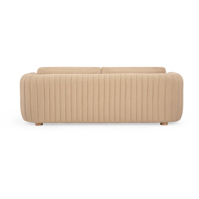 2020s Porto Honey Boucle Sofa For Sale - Image 5 of 9