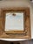 Mid-Century Dutch Delft Blue Hand-Painted Windmill Tile in Linen Frame For Sale - Image 4 of 10