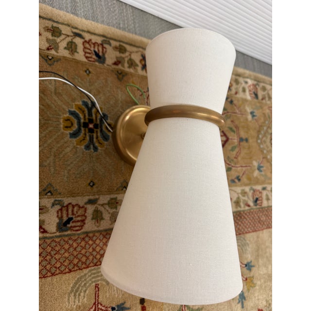 Off-white Aerin Clarkson Wall Sconces, Pair For Sale - Image 8 of 12