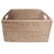 Artifacts Rattan Square Storage Basket with Rounded Corners in White Wash - 16" For Sale - Image 4 of 7
