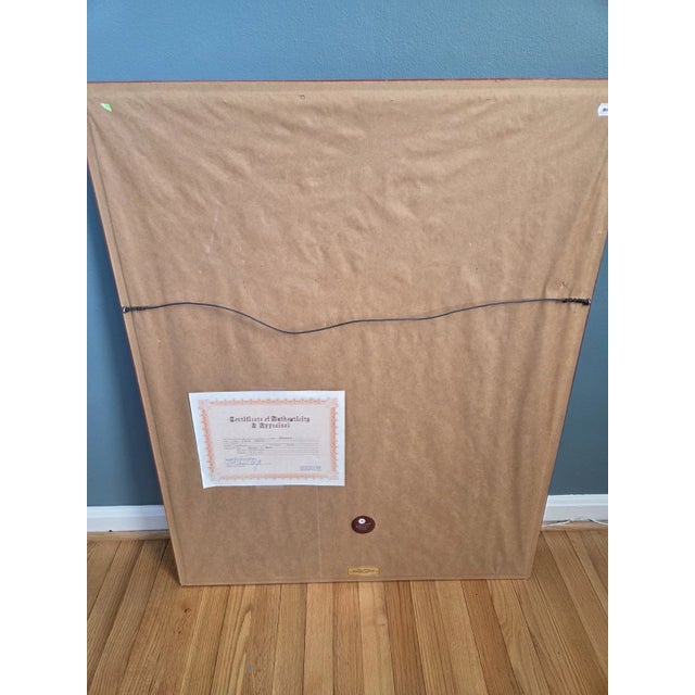 Erté "Three Graces" Signed Serigraph With Embossing and Gold Leaf, 1985 For Sale In Washington DC - Image 6 of 8