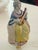 Antique Porcelain Couple Musicians Figurines Lamp Finials - a Pair For Sale - Image 4 of 5
