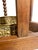 Antique English Bobbin-Turned Oak Umbrella & Cane Stand With Brass Liner For Sale - Image 6 of 16