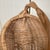 Vintage Handwoven Appalachian Wicker Buttocks Basket With Twisted Bentwood Handle For Sale - Image 9 of 12
