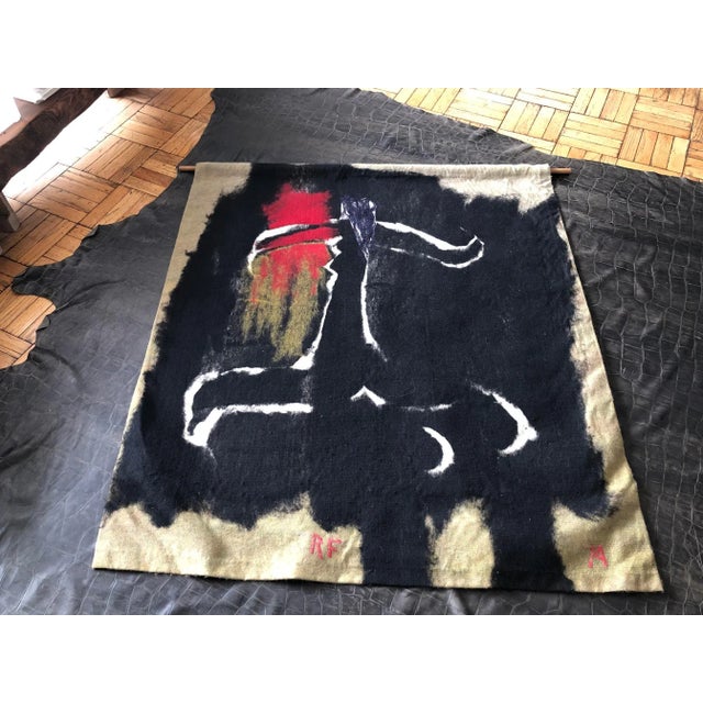 Mid-Century Modern Robert Freimark "Harlequin" 1974 Original by Art Protis - Tapestry - Supellex For Sale - Image 3 of 11