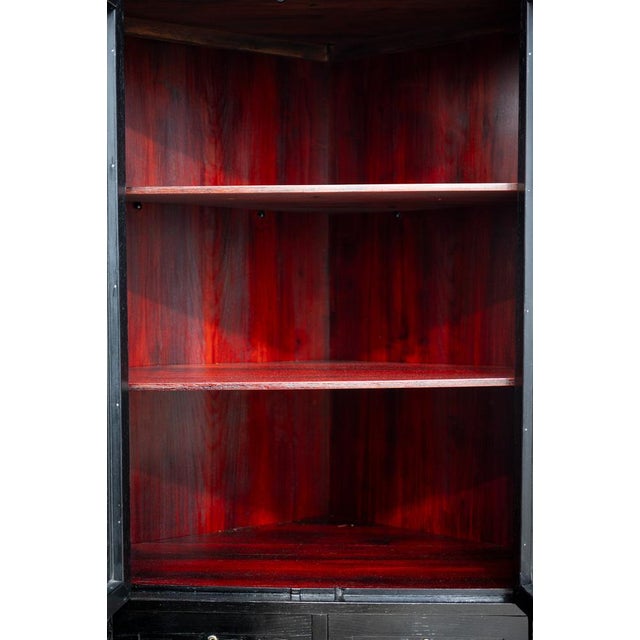Art Nouveau Corner Cabinets attributed to Hans Bolek for August Ungethum, Vienna, 1913, Set of 2 For Sale - Image 10 of 12