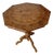 Antique Italian Walnut Maquetry Oct Tableaganal Pedestal For Sale