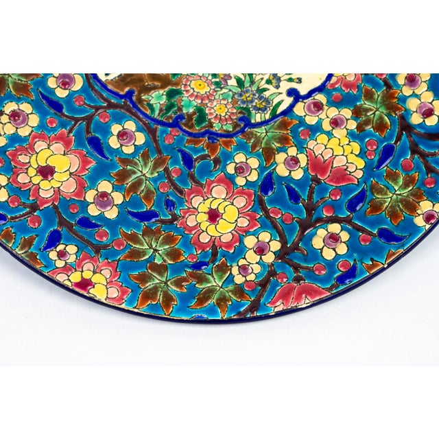Large Antique Enamel Dish from Longwy, 1940s For Sale - Image 6 of 12