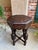 Petite Antique French Octagon Center Side Table Renaissance Carved Oak C1890 For Sale - Image 10 of 12