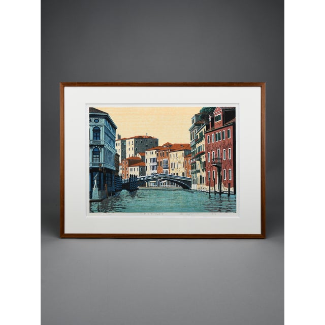 Mototsugu Sugiyama, Venice Part II, 1996, Woodblock Print For Sale - Image 15 of 15