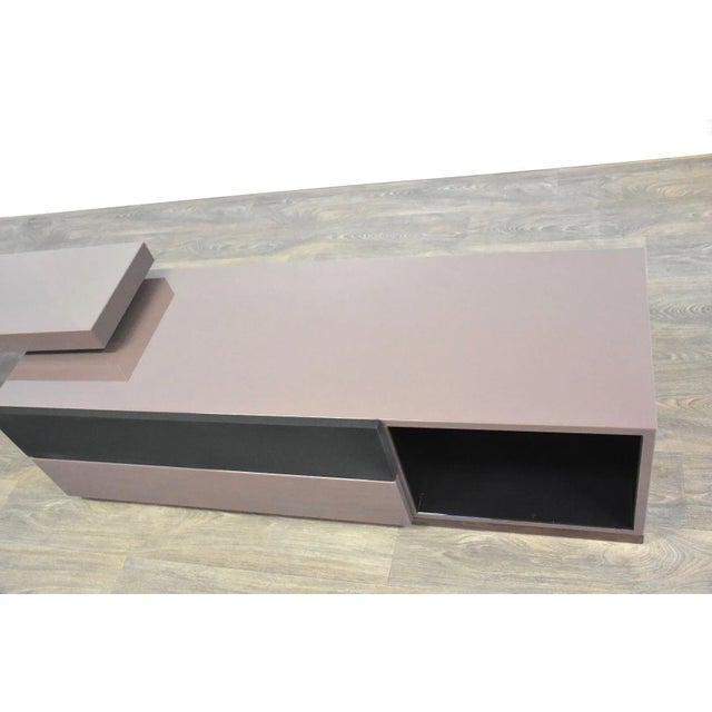 1980s 1980s Roche Bobois Swivel Tv Console Credenza For Sale - Image 5 of 11