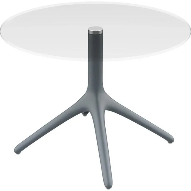 Contemporary Uni Burgundy Table 50 by Mowee For Sale - Image 3 of 10