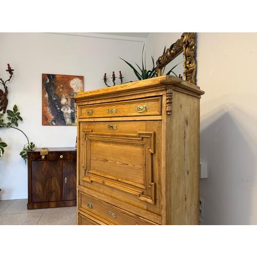 Secretaire in Natural Wood For Sale - Image 8 of 18