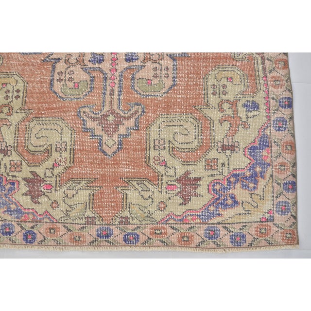 Antique Vintage Kurdish Area Carpet For Sale - Image 10 of 10