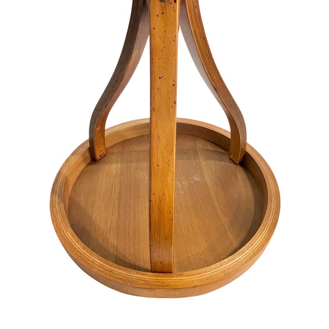 Vintage Thonet Style Bentwood Cocktail Table With Caned Top For Sale - Image 15 of 18