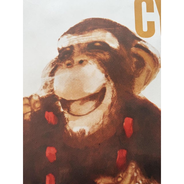 Maciej Urbaniec, Cyrk Pop Art Chimpanzees, Poster No 24, 1970s, Print For Sale - Image 6 of 7