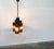 Mid-Century Brutalist Metal Pendant Lamp For Sale - Image 4 of 18