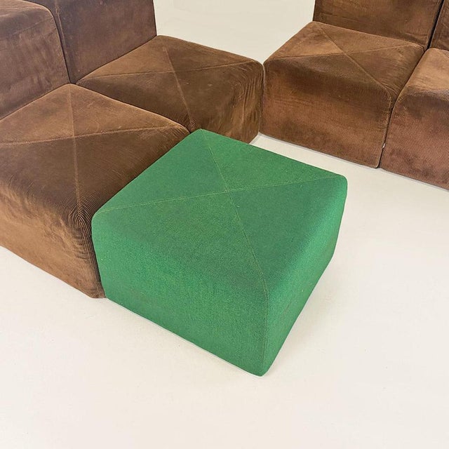 1970s Italian Modular System 61 Sofa by Giancarlo Piretti für Anonima Castelli, 1970 For Sale - Image 5 of 15