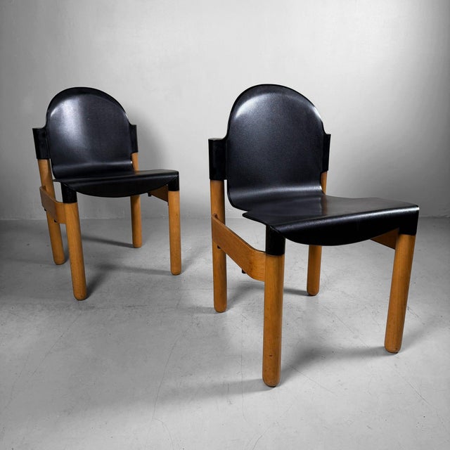 Wood Vintage Flex Chairs by Gerd Lange for Thonet, West Germany, 1970s, Set of 2 For Sale - Image 7 of 17