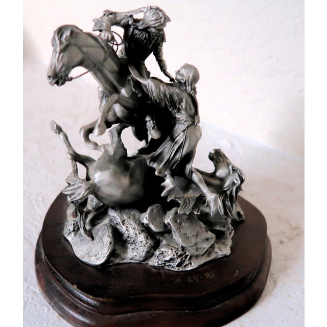 Don Polland (1932 - 2003) - Dramatic Pewter "The Rescue" - Signed, Numbered, Closed Limited Edition For Sale - Image 10 of 13