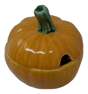 Bordello Pinkerton Made in Portugal Pumpkin Sugar/Condiment Bowl