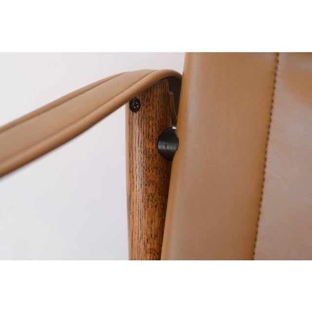 Douglas Heaslett Brown Saltman Safari Sling Lounge Chair For Sale - Image 13 of 15